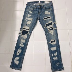 Rag and bone size 26 skinny jeans, super cool!
